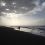Op het strand