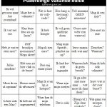 Puberbingo vakantie-editie